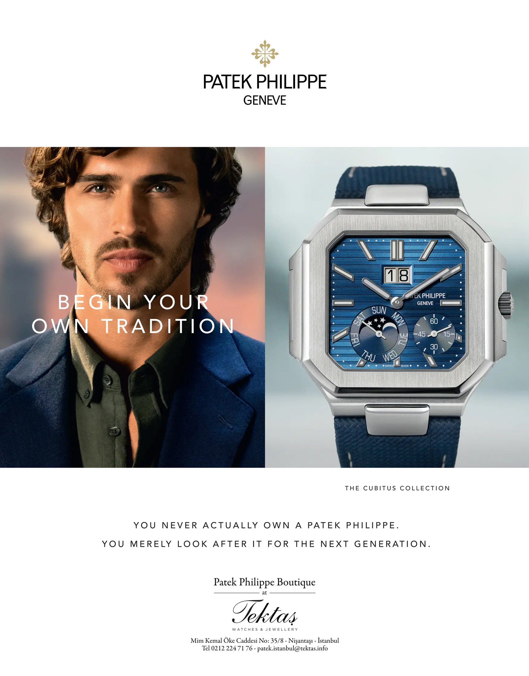 *Patek Philippe*<br>
Begin your own tradition
